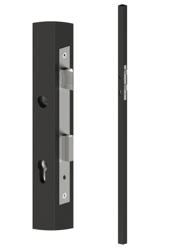 Profil 40x40x1,5 mm, H-1500 mm se zámkem, vhodný pro rám branky, bez povrchové úpravy